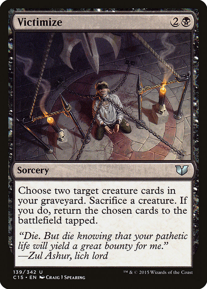 Victimize [Commander 2015] | L.A. Mood Comics and Games