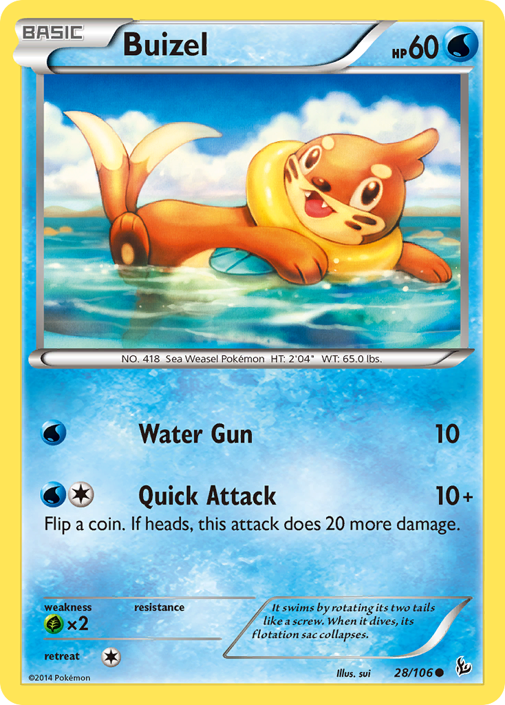 Buizel (28/106) [XY: Flashfire] | L.A. Mood Comics and Games