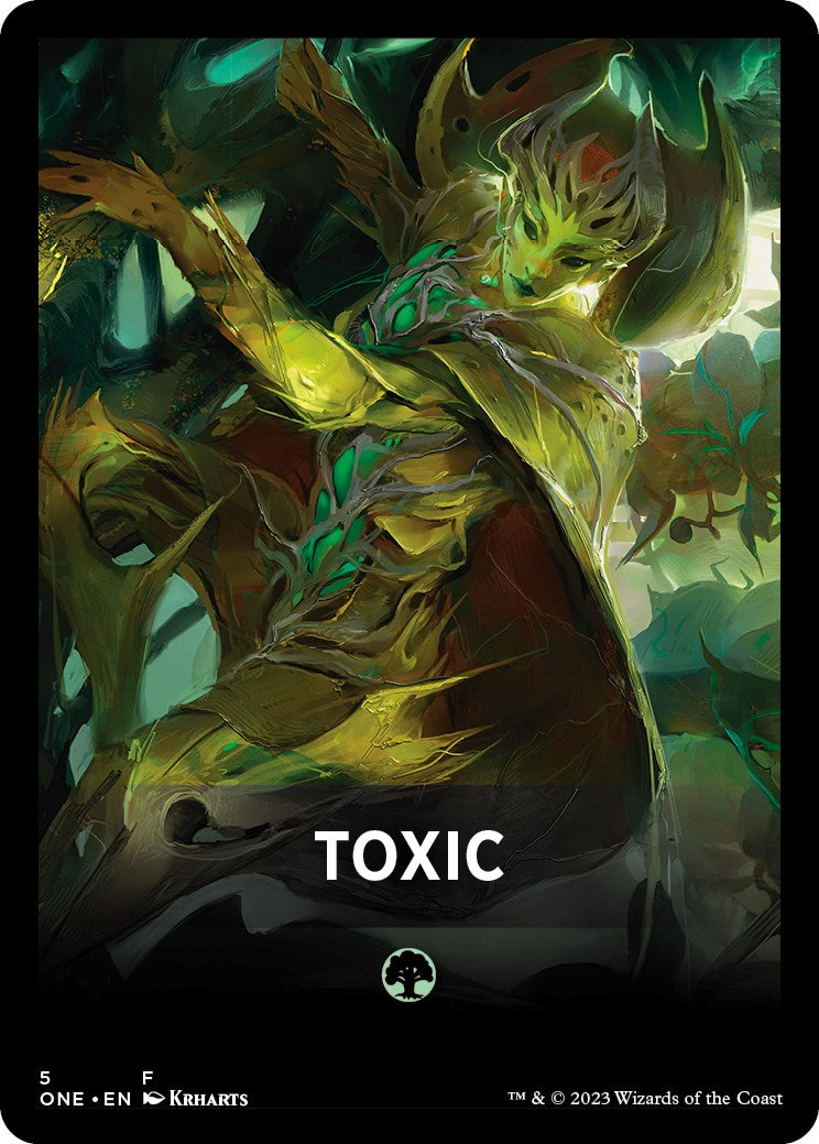 Toxic Theme Card [Phyrexia: All Will Be One Tokens] | L.A. Mood Comics and Games