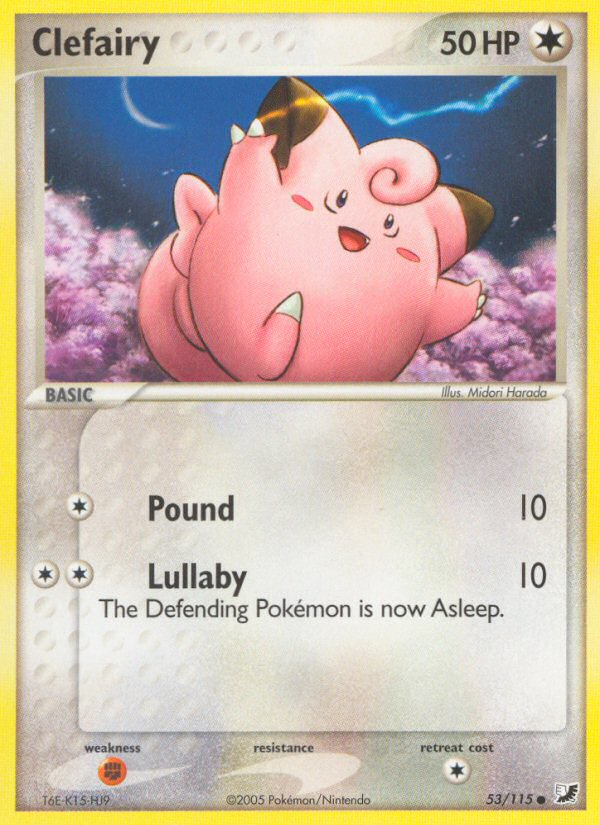 Clefairy (53/115) [EX: Unseen Forces] | L.A. Mood Comics and Games