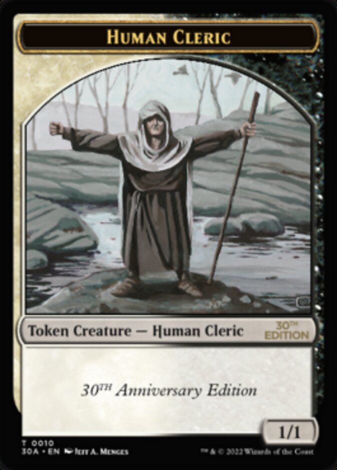 Human Cleric Token [30th Anniversary Tokens] | L.A. Mood Comics and Games