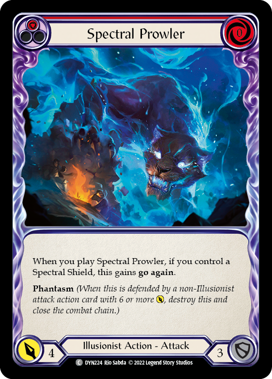 Spectral Prowler (Red) [DYN224] (Dynasty)  Rainbow Foil | L.A. Mood Comics and Games