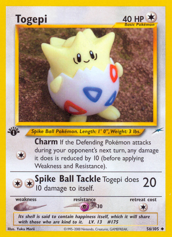 Togepi (56/105) [Neo Destiny 1st Edition] | L.A. Mood Comics and Games