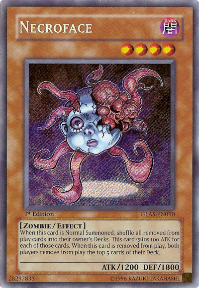 Necroface [GLAS-EN090] Secret Rare | L.A. Mood Comics and Games