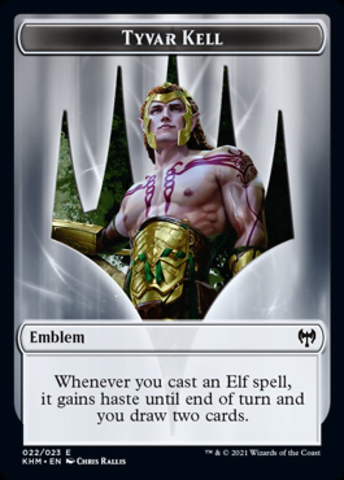 Tyvar Kell Emblem [Kaldheim Tokens] | L.A. Mood Comics and Games