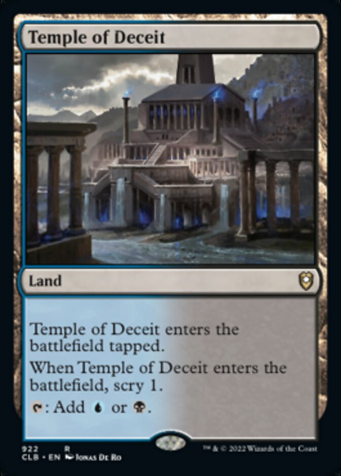 Temple of Deceit [Commander Legends: Battle for Baldur's Gate] | L.A. Mood Comics and Games