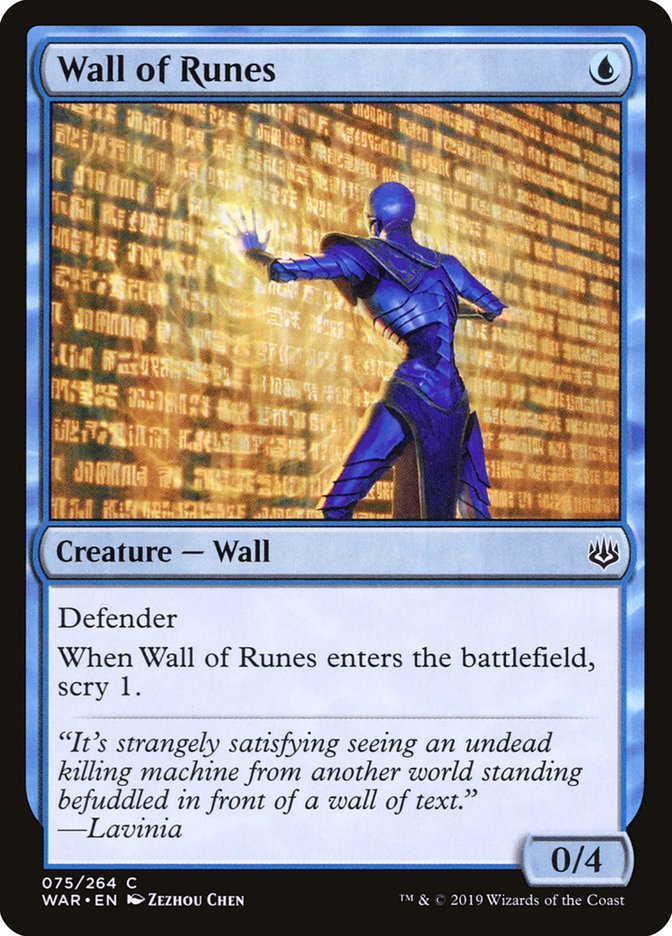 Wall of Runes [War of the Spark] | L.A. Mood Comics and Games