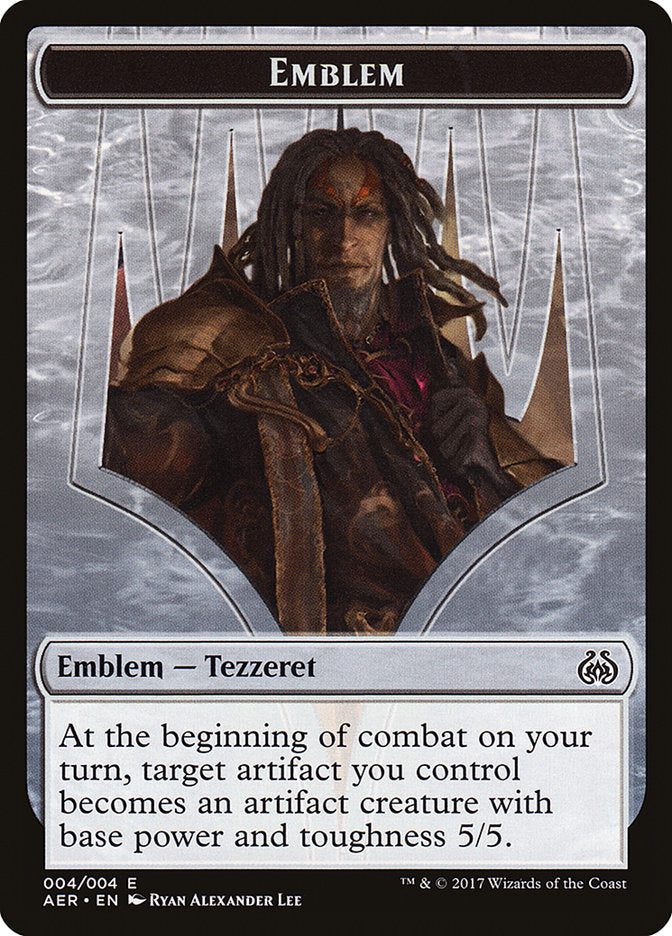 Tezzeret the Schemer Emblem [Aether Revolt Tokens] | L.A. Mood Comics and Games