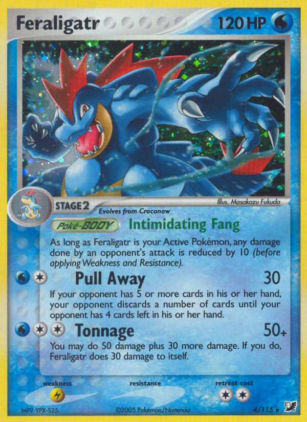 Feraligatr (4/115) [EX: Unseen Forces] | L.A. Mood Comics and Games