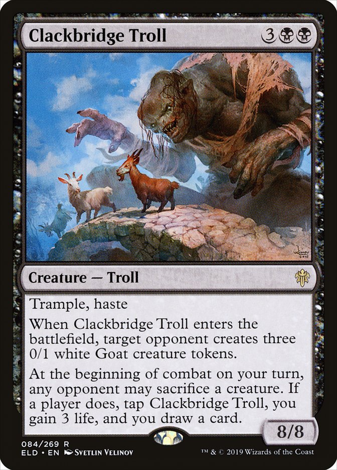 Clackbridge Troll [Throne of Eldraine] | L.A. Mood Comics and Games