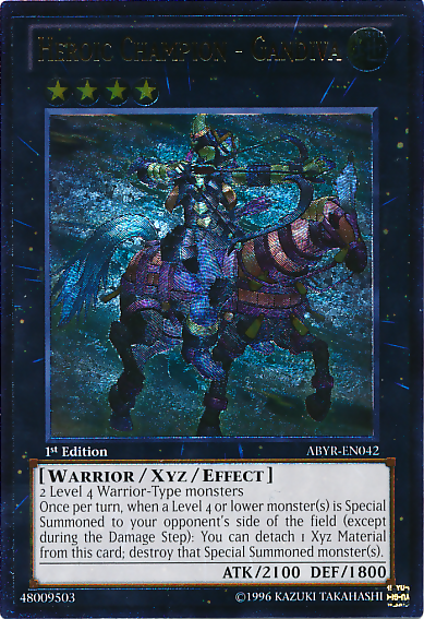 Heroic Champion - Gandiva (UTR) [ABYR-EN042] Ultimate Rare | L.A. Mood Comics and Games