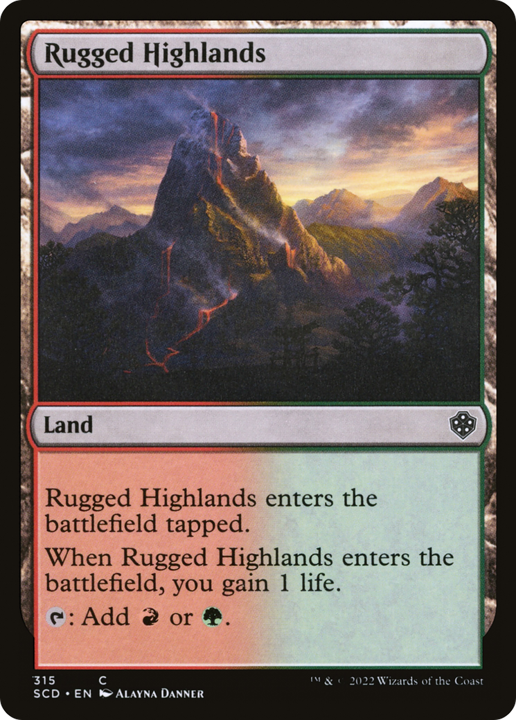 Rugged Highlands [Starter Commander Decks] | L.A. Mood Comics and Games