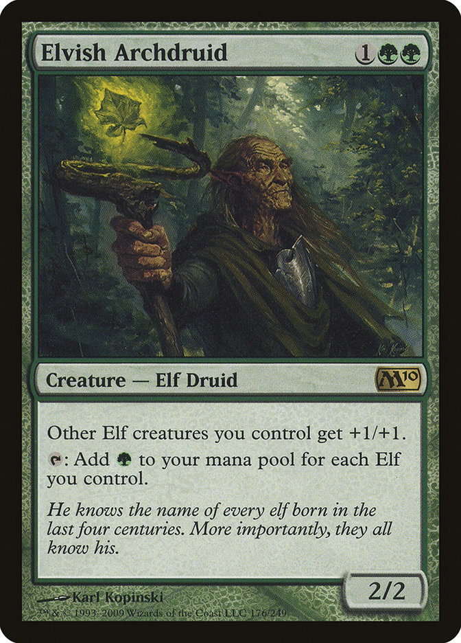 Elvish Archdruid [Magic 2010] | L.A. Mood Comics and Games