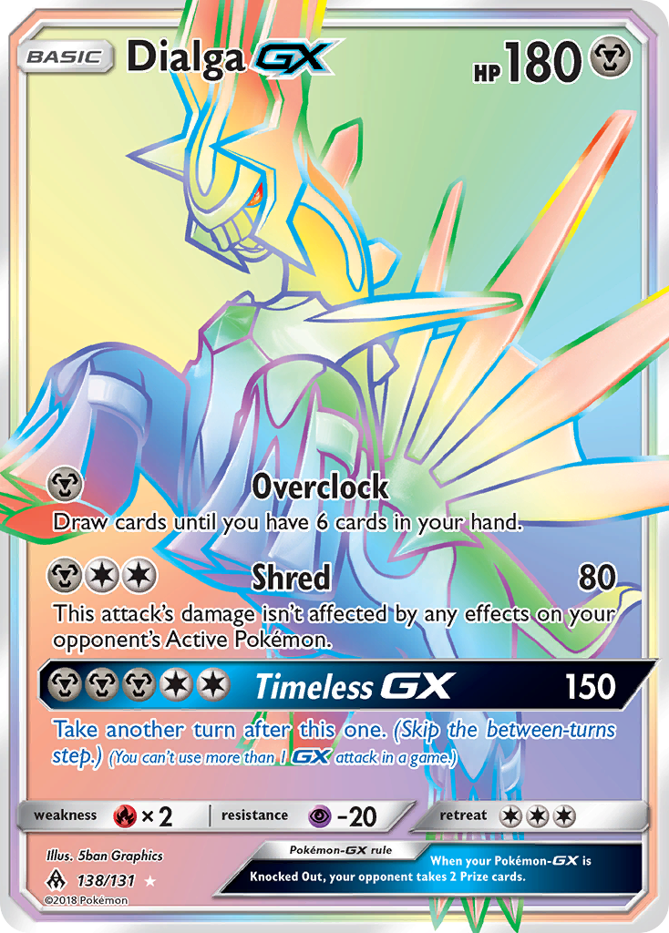 Dialga GX (138/131) [Sun & Moon: Forbidden Light] | L.A. Mood Comics and Games