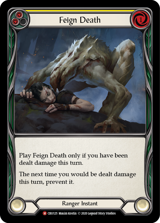 Feign Death [CRU125] (Crucible of War)  1st Edition Rainbow Foil | L.A. Mood Comics and Games