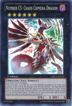 Number C5: Chaos Chimera Dragon [DRLG-EN043] Super Rare | L.A. Mood Comics and Games