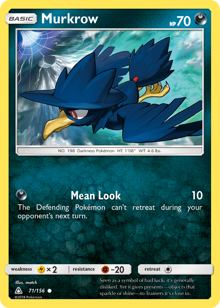 Murkrow (71/156) [Sun & Moon: Ultra Prism] | L.A. Mood Comics and Games