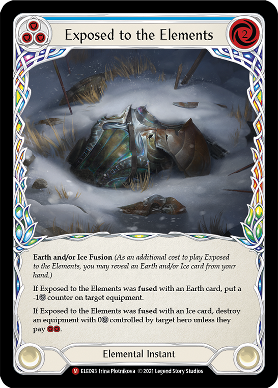 Exposed to the Elements [ELE093] (Tales of Aria)  1st Edition Rainbow Foil | L.A. Mood Comics and Games