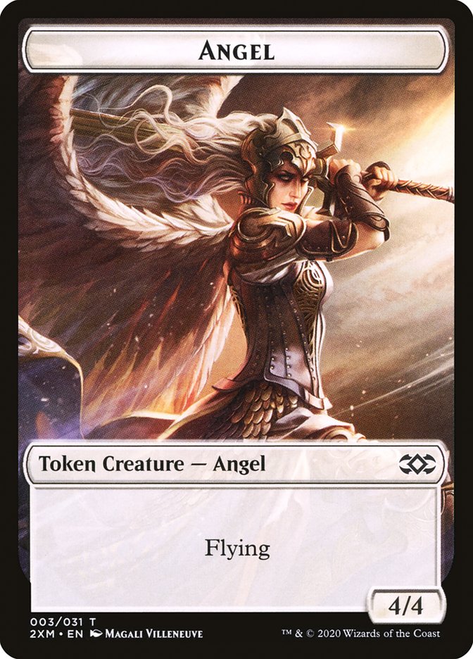 Angel Token [Double Masters Tokens] | L.A. Mood Comics and Games