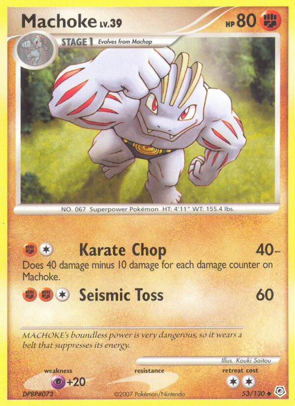 Machoke (53/130) [Diamond & Pearl: Base Set] | L.A. Mood Comics and Games