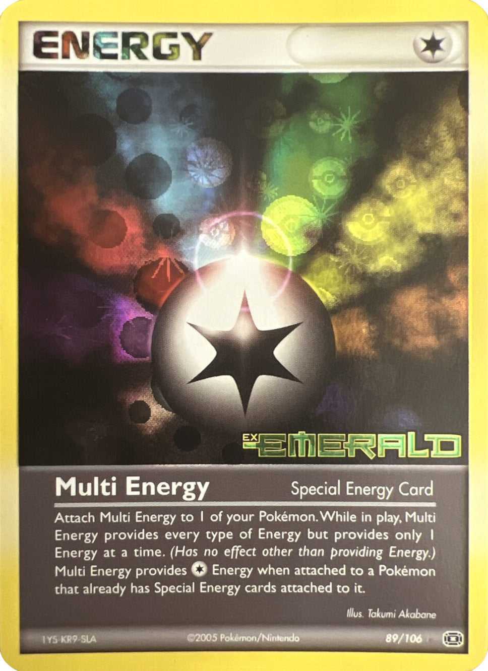 Multi Energy (89/106) (Stamped) [EX: Emerald] | L.A. Mood Comics and Games