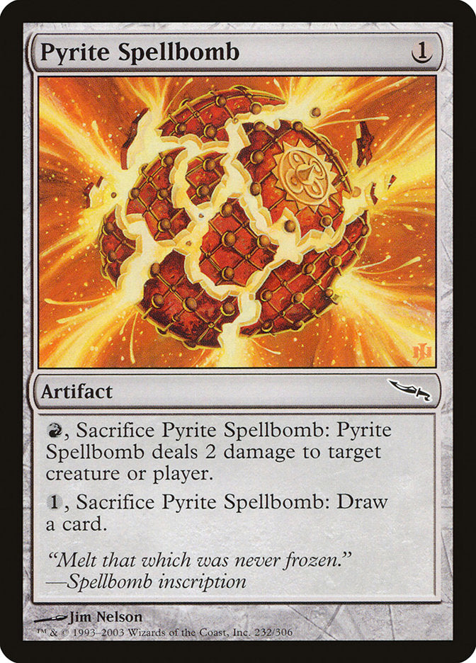 Pyrite Spellbomb [Mirrodin] | L.A. Mood Comics and Games