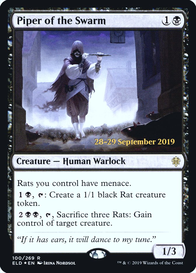 Piper of the Swarm [Throne of Eldraine Prerelease Promos] | L.A. Mood Comics and Games