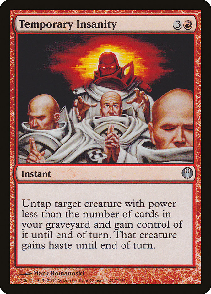 Temporary Insanity [Duel Decks: Knights vs. Dragons] | L.A. Mood Comics and Games