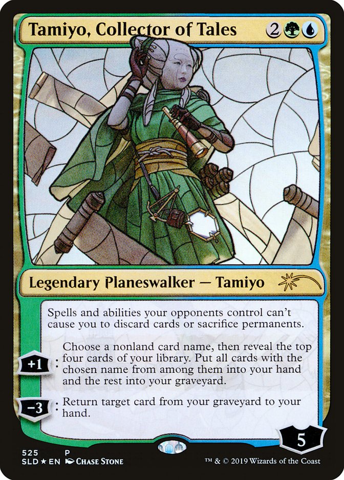 Tamiyo, Collector of Tales (Stained Glass) [Secret Lair Drop Promos] | L.A. Mood Comics and Games