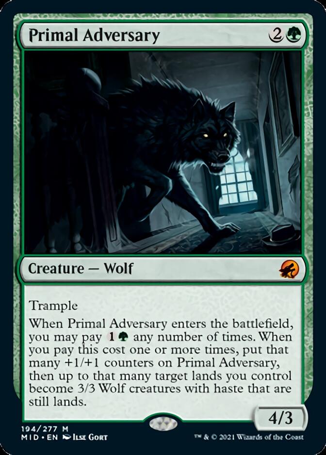 Primal Adversary [Innistrad: Midnight Hunt] | L.A. Mood Comics and Games