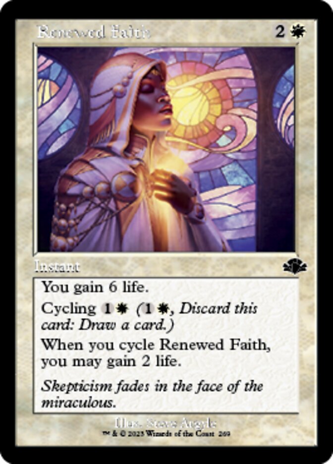 Renewed Faith (Retro) [Dominaria Remastered] | L.A. Mood Comics and Games