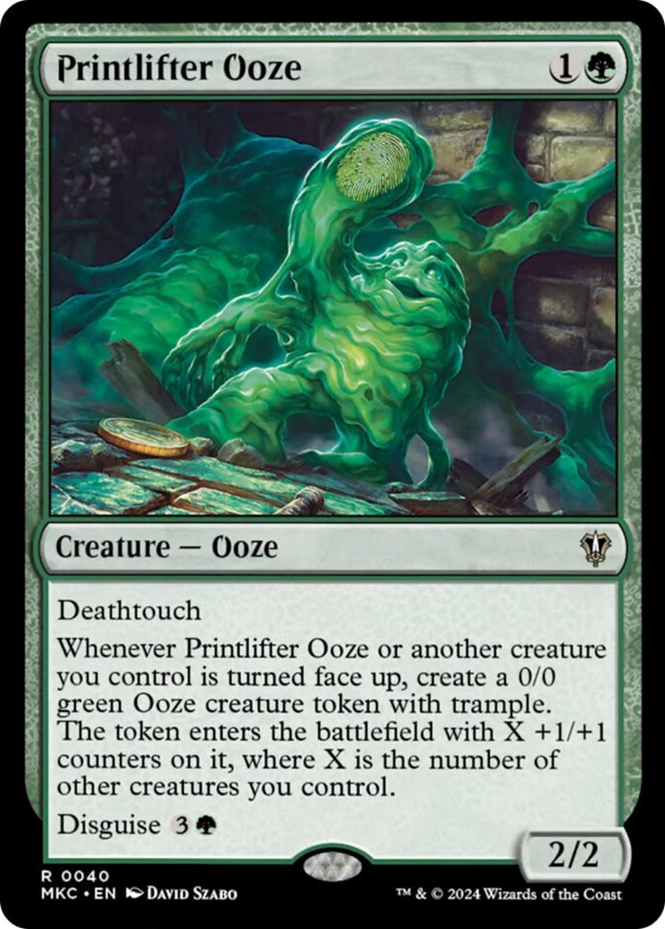 Printlifter Ooze [Murders at Karlov Manor Commander] | L.A. Mood Comics and Games