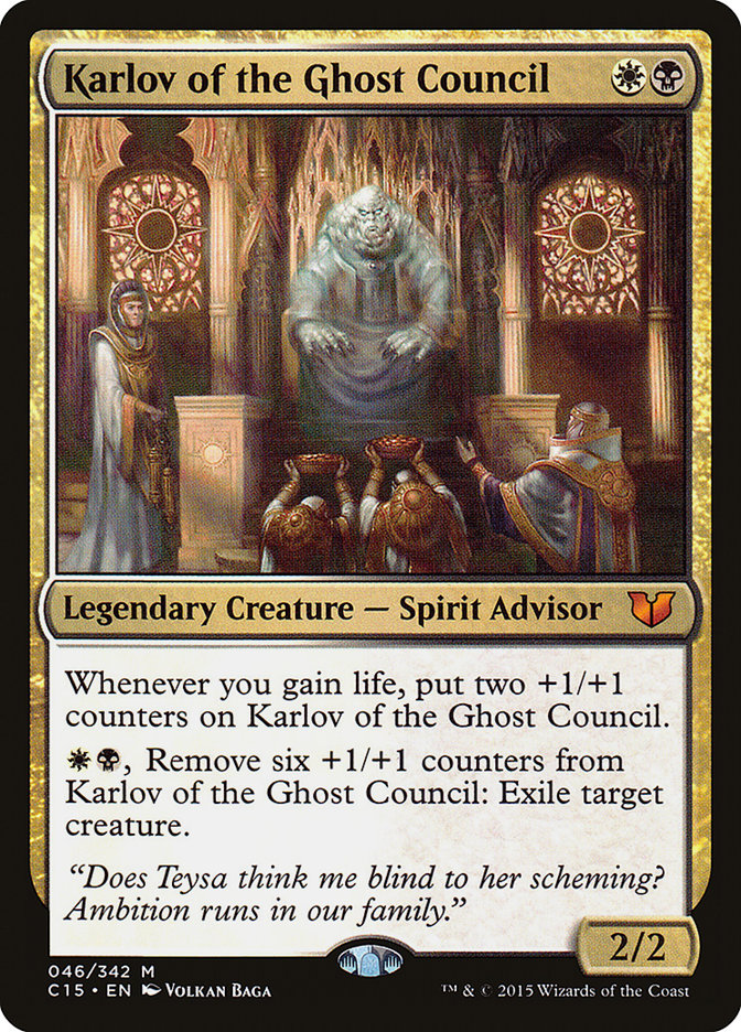 Karlov of the Ghost Council [Commander 2015] | L.A. Mood Comics and Games