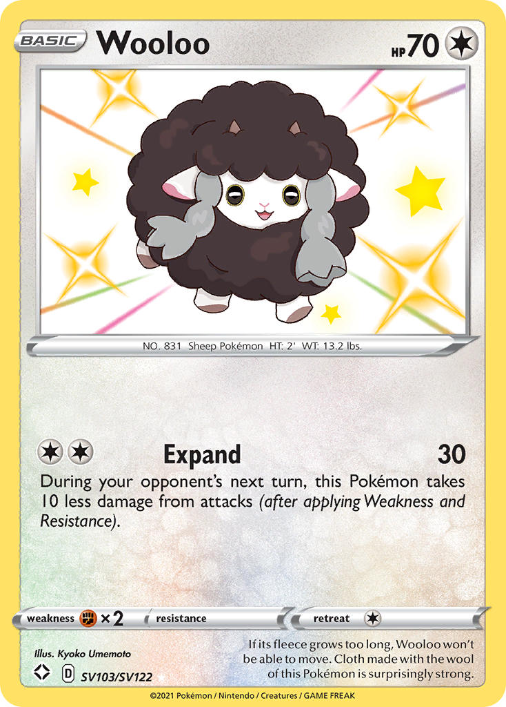 Wooloo (SV103/SV122) [Sword & Shield: Shining Fates] | L.A. Mood Comics and Games