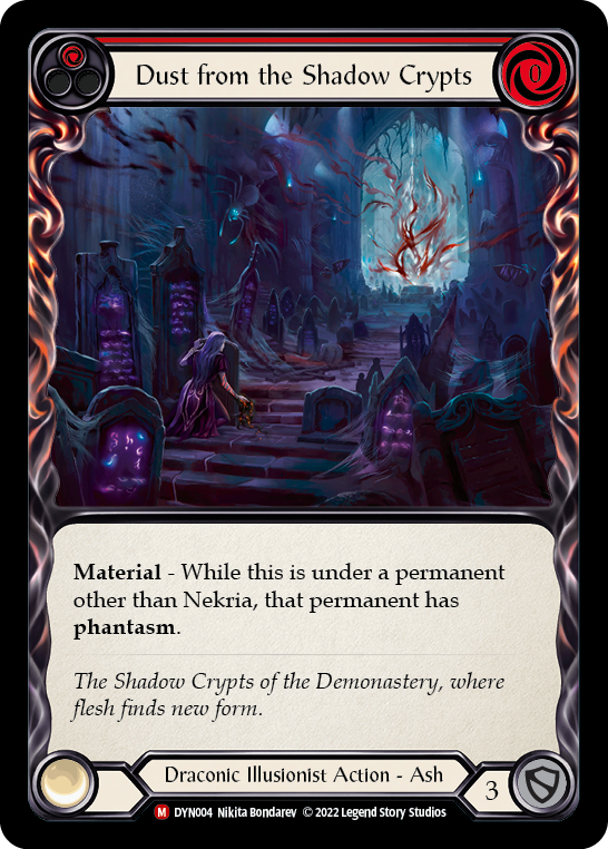 Dust from the Shadow Crypts [DYN004] (Dynasty)  Rainbow Foil | L.A. Mood Comics and Games