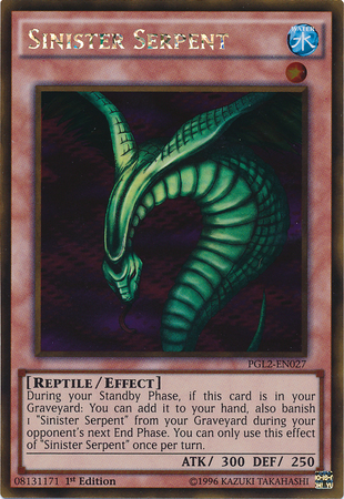 Sinister Serpent [PGL2-EN027] Gold Rare | L.A. Mood Comics and Games