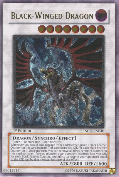 Black-Winged Dragon [TSHD-EN040] Ultimate Rare | L.A. Mood Comics and Games