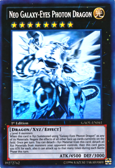 Neo Galaxy-Eyes Photon Dragon [GAOV-EN041] Ghost Rare | L.A. Mood Comics and Games