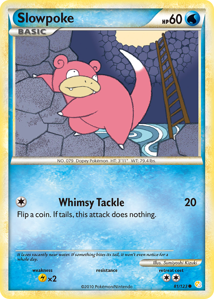 Slowpoke (81/123) [HeartGold & SoulSilver: Base Set] | L.A. Mood Comics and Games