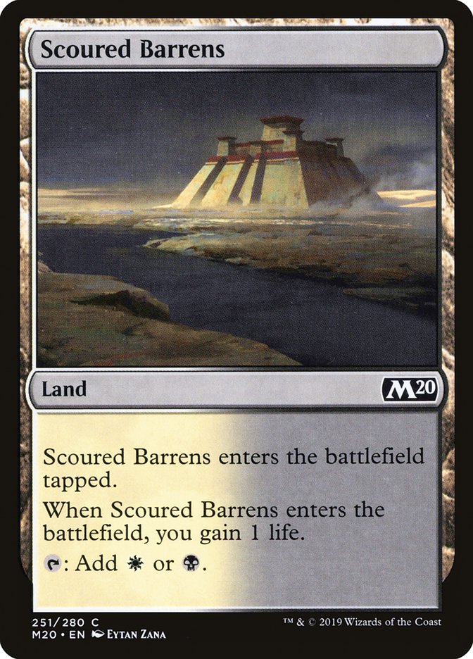 Scoured Barrens [Core Set 2020] | L.A. Mood Comics and Games