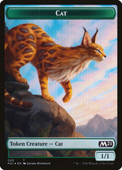 Beast // Cat (020) Double-Sided Token [Core Set 2021 Tokens] | L.A. Mood Comics and Games