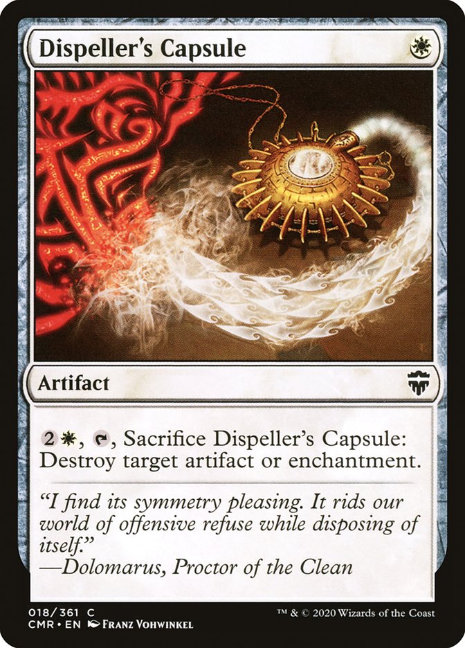 Dispeller's Capsule [Commander Legends] | L.A. Mood Comics and Games