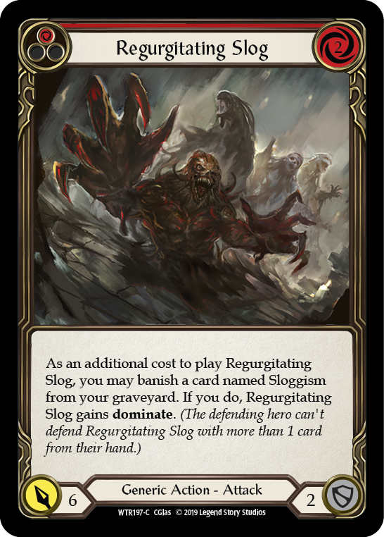 Regurgitating Slog (Red) [WTR197-C] (Welcome to Rathe)  Alpha Print Rainbow Foil | L.A. Mood Comics and Games