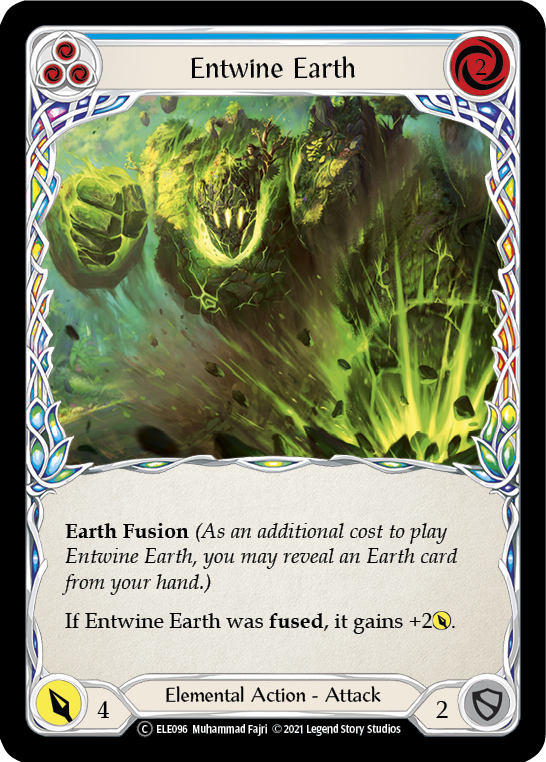 Entwine Earth (Blue) [U-ELE096] (Tales of Aria Unlimited)  Unlimited Normal | L.A. Mood Comics and Games