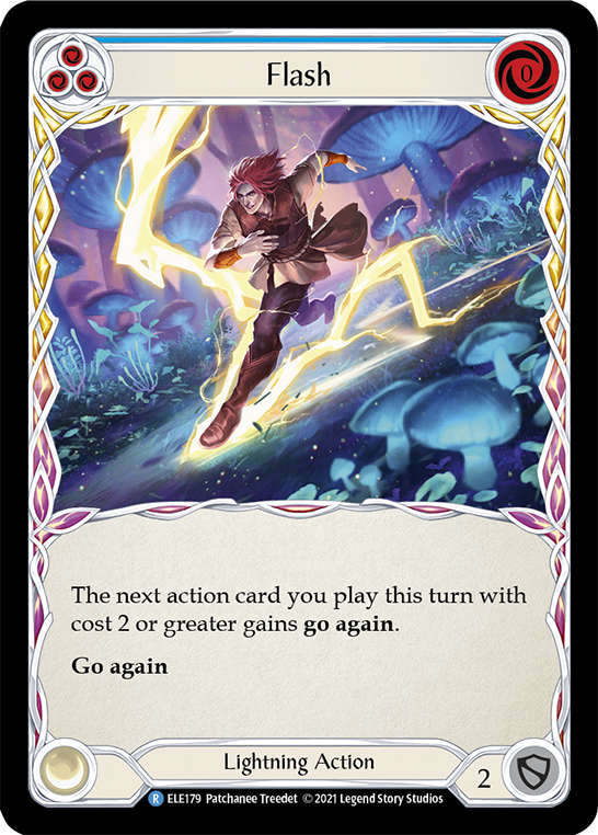 Flash (Blue) [ELE179] (Tales of Aria)  1st Edition Normal | L.A. Mood Comics and Games