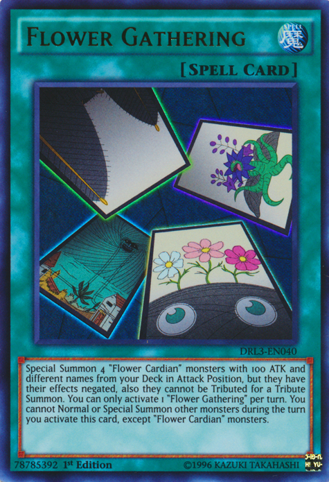 Flower Gathering [DRL3-EN040] Ultra Rare | L.A. Mood Comics and Games
