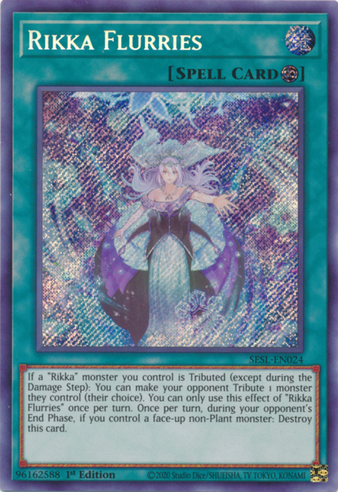 Rikka Flurries [SESL-EN024] Secret Rare | L.A. Mood Comics and Games