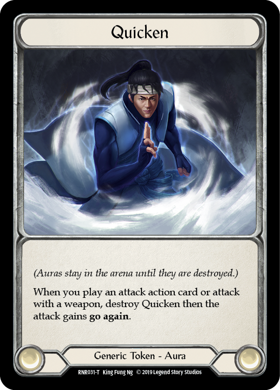 Quicken [RNR031-T] (Rhinar Hero Deck)  1st Edition Normal | L.A. Mood Comics and Games