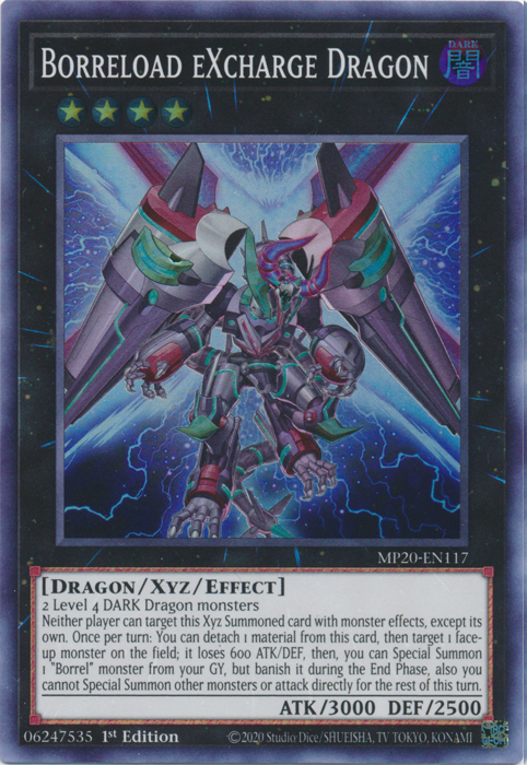 Borreload eXcharge Dragon [MP20-EN117] Super Rare | L.A. Mood Comics and Games