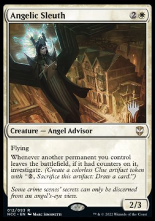 Angelic Sleuth (Promo Pack) [Streets of New Capenna Commander Promos] | L.A. Mood Comics and Games